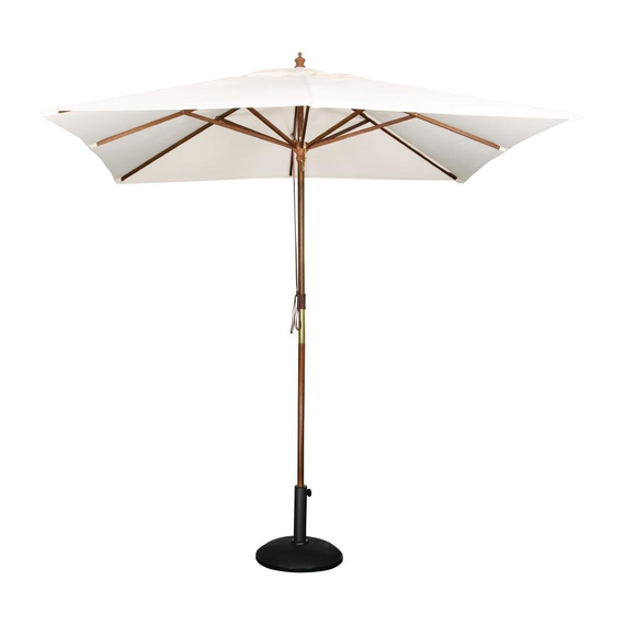 Bolero quadratischer Sonnenschirm creme 2,5m Bolero quadratischer Sonnenschirm creme 2,5m