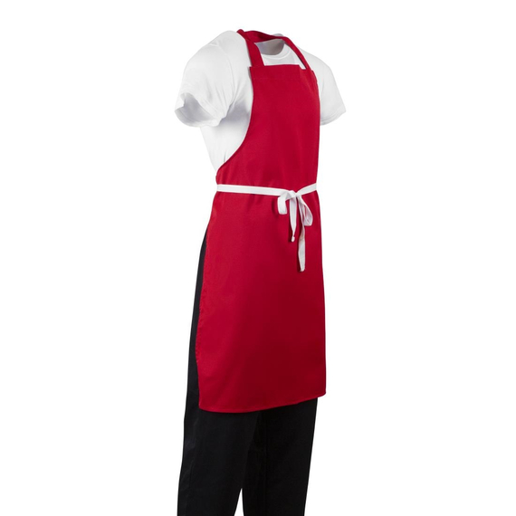 Whites Latzschürze rot 4 Whites Latzschürze rot