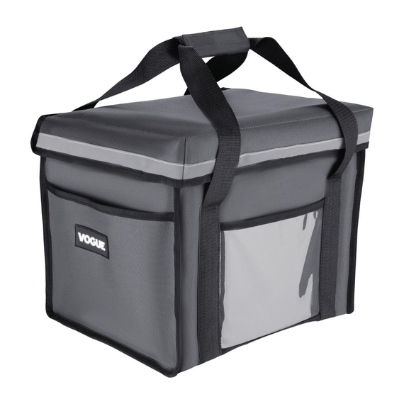Vogue Isolierte Faltbare Liefer-Tasche Grau 380x305x380mm Vogue Isolierte Faltbare Liefer-Tasche Grau 380x305x380mm