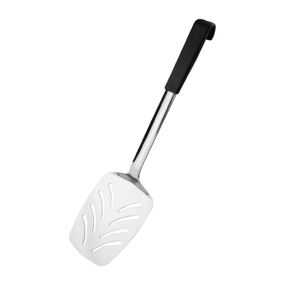 Vogue Pfannenwender mit schwarzem Griff 34cm lang Vogue Pfannenwender mit schwarzem Griff 34cm lang