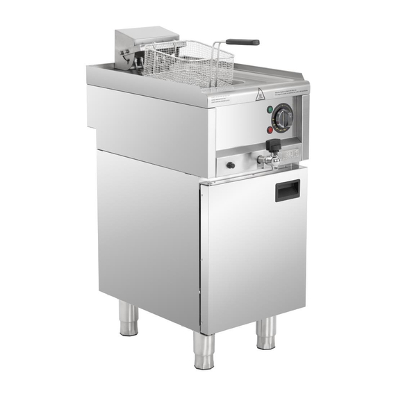Buffalo 600 Serie Freistehende Einzelbecken Elektrische Fritteuse 8Ltr Buffalo 600 Serie Freistehende Einzelbecken Elektrische Fritteuse 8Ltr