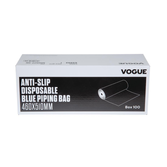 Vogue rutschfeste Einweg-Spritztüten blau (100 Stück) Vogue rutschfeste Einweg-Spritztüten blau (100 Stück)