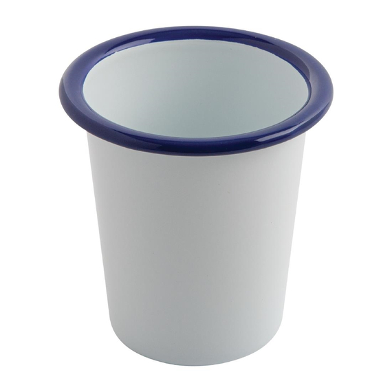 Olympia emaillierte Becher weiß-blau 31cl (6 Stück) 1 Olympia emaillierte Becher weiß-blau 31cl (6 Stück)