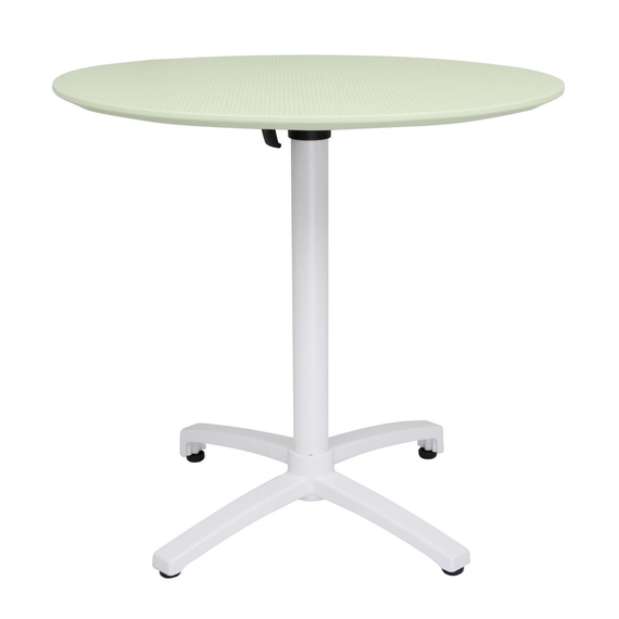 Bolero Klappbarer Polypropylen Tisch 800mm Minzgrün Bolero Klappbarer Polypropylen Tisch 800mm Minzgrün