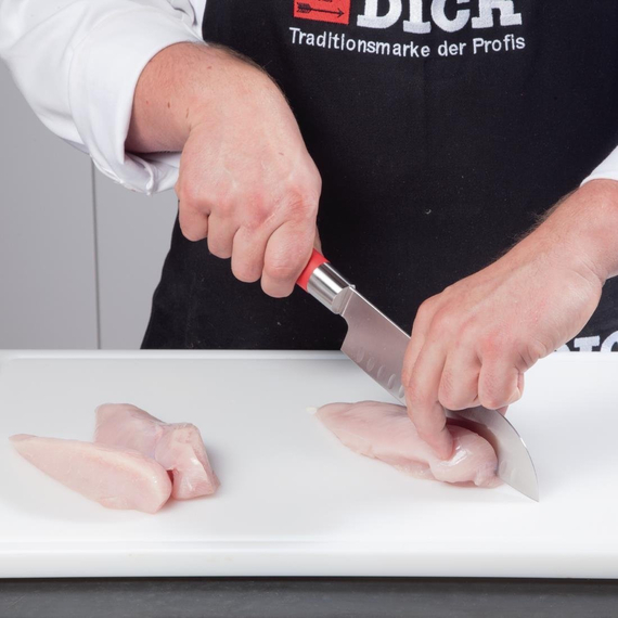 Dick Red Spirit Santokumesser mit Kullenschliff 18cm 1 Dick Red Spirit Santokumesser mit Kullenschliff 18cm