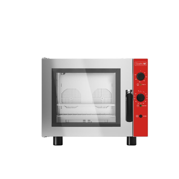 Gastro M Elektrischer Konvektionsofen mit Luftbefeuchter 4 Roste 230V 1 Gastro M Elektrischer Konvektionsofen mit Luftbefeuchter 4 Roste 230V