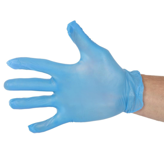 Hygiplas Vinylhandschuhe Blau puderfrei M (100 Stück) Hygiplas Vinylhandschuhe Blau puderfrei M (100 Stück)