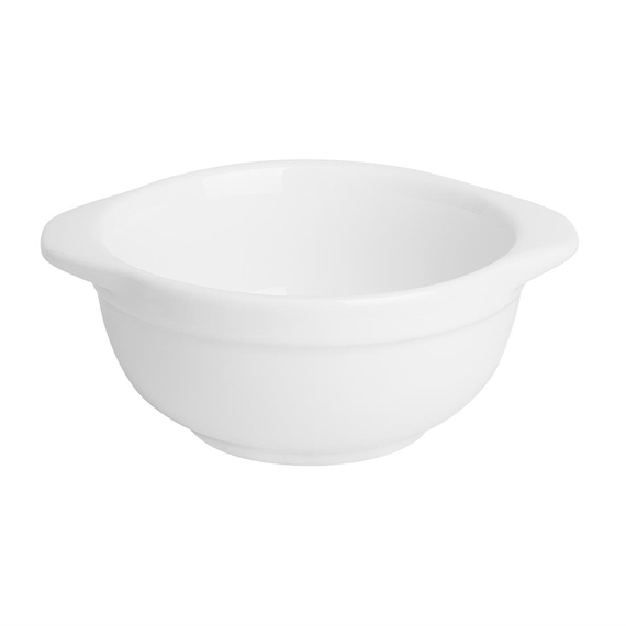 Olympia Whiteware Schalen mit Griffen 250ml (6 Stück) Olympia Whiteware Schalen mit Griffen 250ml (6 Stück)