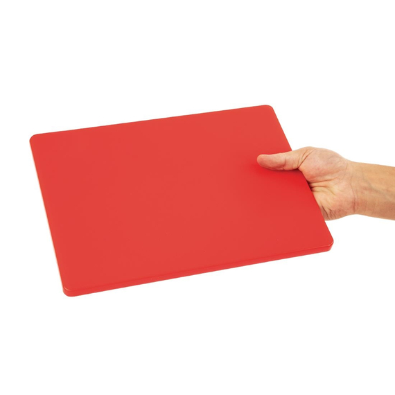Hygiplas LDPE Schneidebrett rot 30,5x22,9x1,2cm 4 Hygiplas LDPE Schneidebrett rot 30,5x22,9x1,2cm