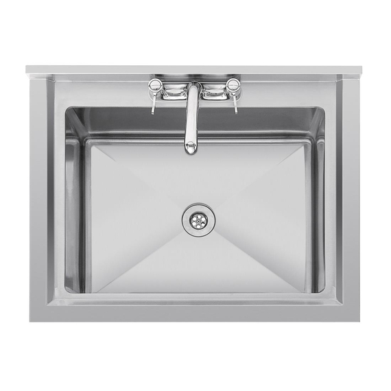 Vogue tiefer Spültisch 77cm lang 5 Vogue tiefer Spültisch 77cm lang