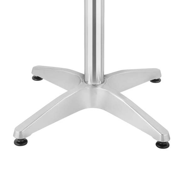 Bolero Stahl und Aluminium Runder Bistrotisch 800mm 3 Bolero Stahl und Aluminium Runder Bistrotisch 800mm