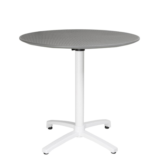 Bolero Klapptisch aus Polypropylen 800mm Dunkelgrau Bolero Klapptisch aus Polypropylen 800mm Dunkelgrau