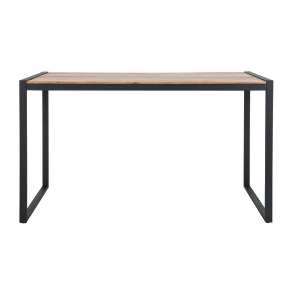 Bolero Industrie-Stehtisch aus Stahl und Akazie, 1800 x 900 mm Bolero Industrie-Stehtisch aus Stahl und Akazie, 1800 x 900 mm