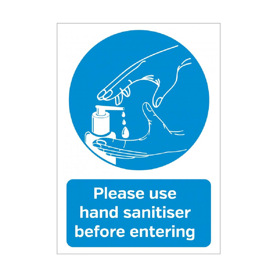Bitte verwenden Sie Händedesinfektionsmittel, bevor Sie das selbstklebende Schild A5 eingeben 3 Bitte verwenden Sie Händedesinfektionsmittel, bevor Sie das selbstklebende Schild A5 eingeben