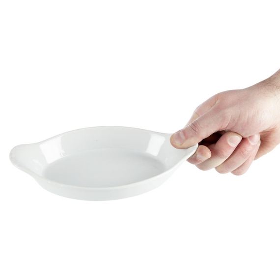 Olympia Whiteware ovale Gratinschalen weiß 20,4 x 11,5cm (6 Stück) 8 Olympia Whiteware ovale Gratinschalen weiß 20,4 x 11,5cm (6 Stück)