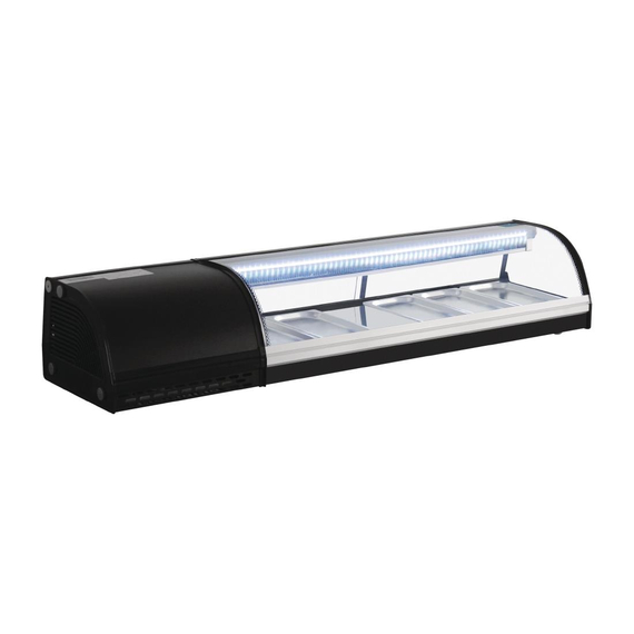 Polar Serie G Kühlvitrine für Sushi 150cm 3 Polar Serie G Kühlvitrine für Sushi 150cm