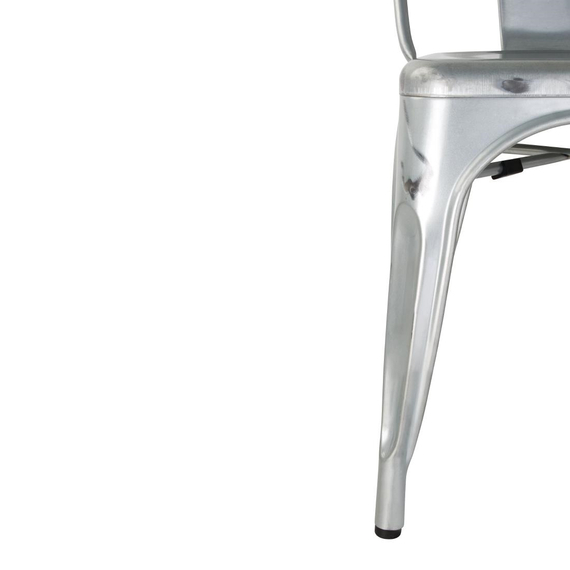 Bolero Bistro Stühle aus verzinktem Stahl (4 Stück) 4 Bolero Bistro Stühle aus verzinktem Stahl (4 Stück)