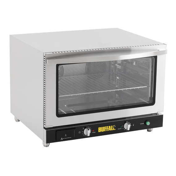 Buffalo Bäckerei Umluftofen Mit Dampf 100Ltr Drei-Phasen 2 Buffalo Bäckerei Umluftofen Mit Dampf 100Ltr Drei-Phasen