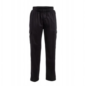 Chef Works Unisex Classic Fit Cargo Chefs Trousers Schwarz L