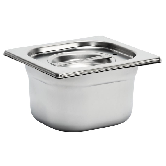 Gastro M Edelstahl GN-Behälter 10cm GN1/6 1 Gastro M Edelstahl GN-Behälter 10cm GN1/6