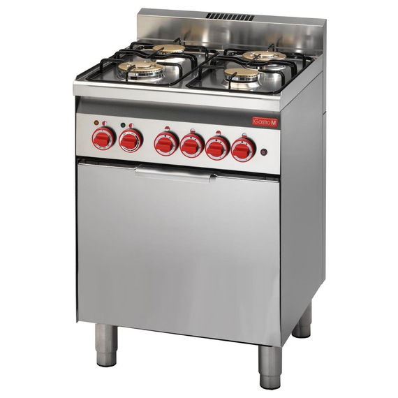 Gastro M Gasherd mit Kombibackofen 60/60CFGE 18,1kW Gastro M Gasherd mit Kombibackofen 60/60CFGE 18,1kW
