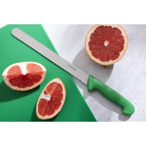 Hygiplas Wellenschliff Grün 24,8cm 5 Hygiplas Wellenschliff Grün 24,8cm