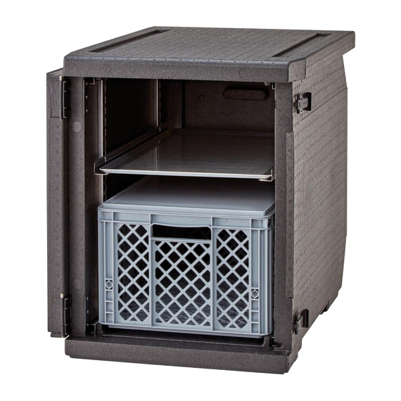 Cambro isolierter Frontlader Lebensmitteltransportbehälter 155L mit verstellbaren Schienen 3 Cambro isolierter Frontlader Lebensmitteltransportbehälter 155L mit verstellbaren Schienen