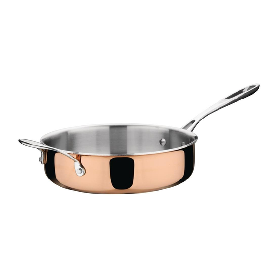 Vogue Tri-Wall Kupfer Sauteuse Induktion 24cm Vogue Tri-Wall Kupfer Sauteuse Induktion 24cm