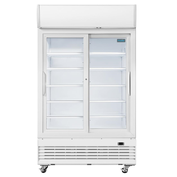 Polar G-Serie Display-Kühlung mit zwei Türen und Schiebetüren des Leuchtkastens 950L 3 Polar G-Serie Display-Kühlung mit zwei Türen und Schiebetüren des Leuchtkastens 950L