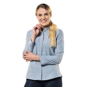 Chaud Devant Nordic Grau Damen Kochjacke Größe S