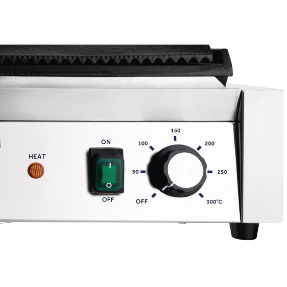 Nisbets Essentials Kontaktgrill gerillte obere Platte 9 Nisbets Essentials Kontaktgrill gerillte obere Platte