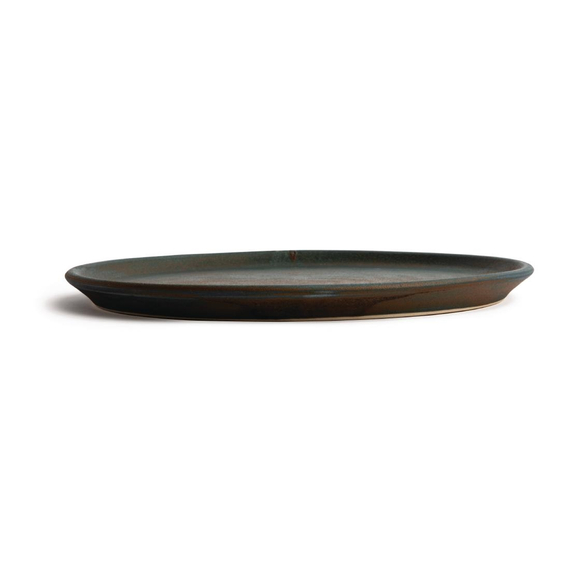 Olympia Canvas runder Teller mit schmalem Rand dunkelgrün 26,5cm (6 Stück) 4 Olympia Canvas runder Teller mit schmalem Rand dunkelgrün 26,5cm (6 Stück)