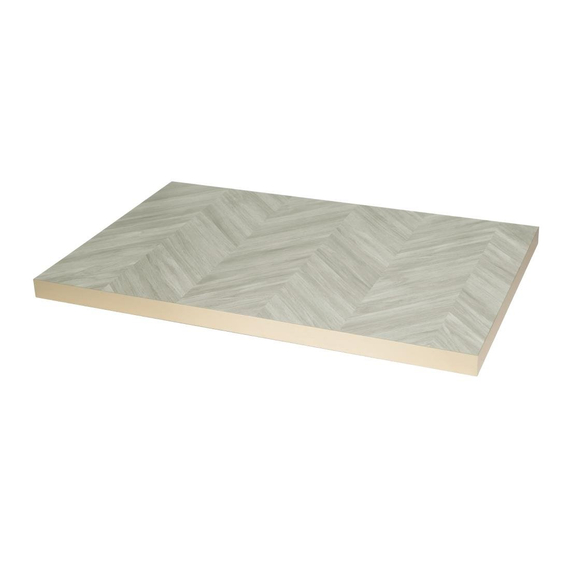 Bolero rechteckige Tischplatte im Chevron-Design, 1100 mm x 700 mm Bolero rechteckige Tischplatte im Chevron-Design, 1100 mm x 700 mm