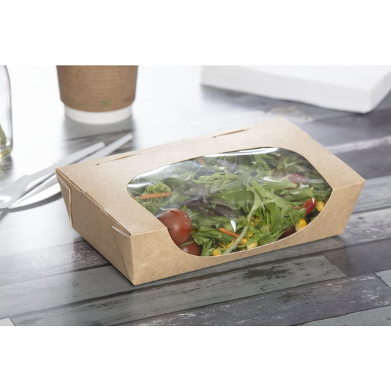 Colpac Recycelbare Salatboxen mit Sichtfenster 1L (200 Stück) 7 Colpac Recycelbare Salatboxen mit Sichtfenster 1L (200 Stück)