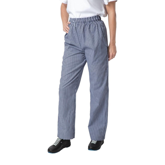 Whites Unisex Kochhose Vegas blau weiß kleinkariert XS 7 Whites Unisex Kochhose Vegas blau weiß kleinkariert XS