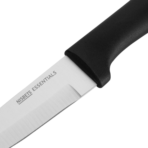 Nisbets Essentials Schälmesser Schwarz 9cm 2 Nisbets Essentials Schälmesser Schwarz 9cm
