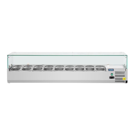 Polar Serie G Aufsatzkühlvitrine für 9x GN1/3 Polar Serie G Aufsatzkühlvitrine für 9x GN1/3