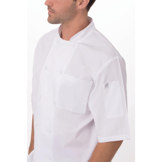 Chefs Works Montreal Cool Vent Unisex Kurzarm-Kochjacke Weiß L 3 Chefs Works Montreal Cool Vent Unisex Kurzarm-Kochjacke Weiß L