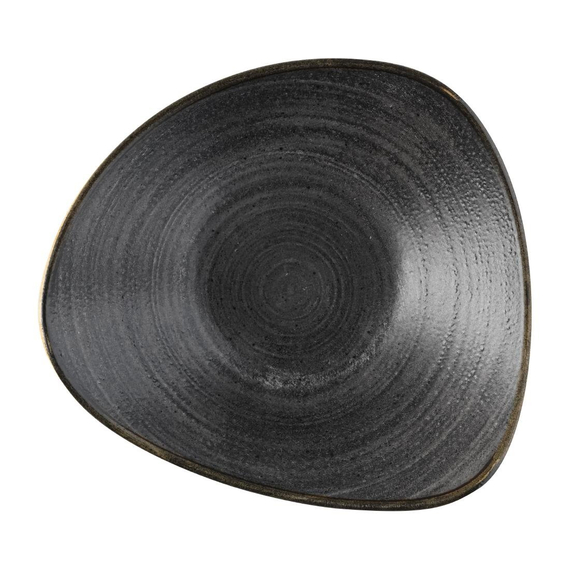 Churchill Stonecast Raw Lotus Schalen, Schwarz, 229 mm, (12 Stück) Churchill Stonecast Raw Lotus Schalen, Schwarz, 229 mm, (12 Stück)