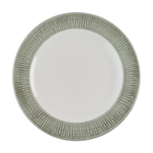 Churchill Bamboo Ceramic Spinwash Alpine Teller mit Fuß, 233 mm, (12 Stück)