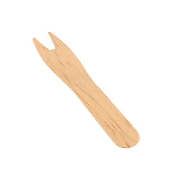 Fiesta Compostable Einweg-Holzbesteck Pommes-Frites-Gabel Biologisch abbaubar (1000 Stück) 1 Fiesta Compostable Einweg-Holzbesteck Pommes-Frites-Gabel Biologisch abbaubar (1000 Stück)