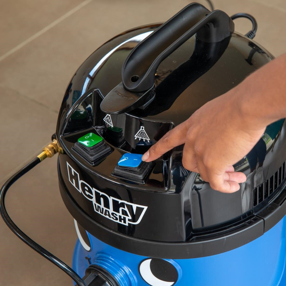Numatic Sproei-extractiemaschine Staubsauger Henry Wash HVW370 blau mit Kit AS6 3 Numatic Sproei-extractiemaschine Staubsauger Henry Wash HVW370 blau mit Kit AS6