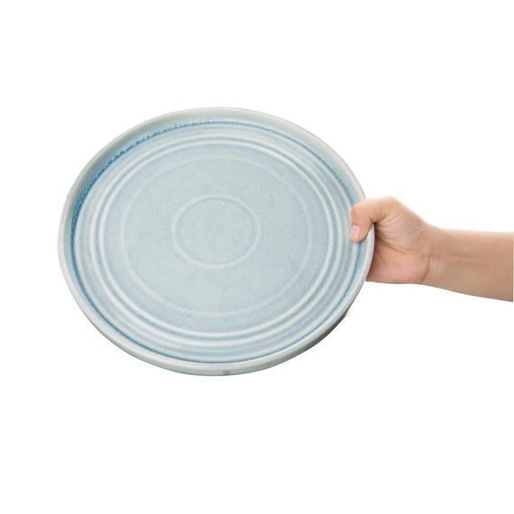 Olympia Cavolo Flacher runder Teller eisblau 27cm (4 Stück) 3 Olympia Cavolo Flacher runder Teller eisblau 27cm (4 Stück)