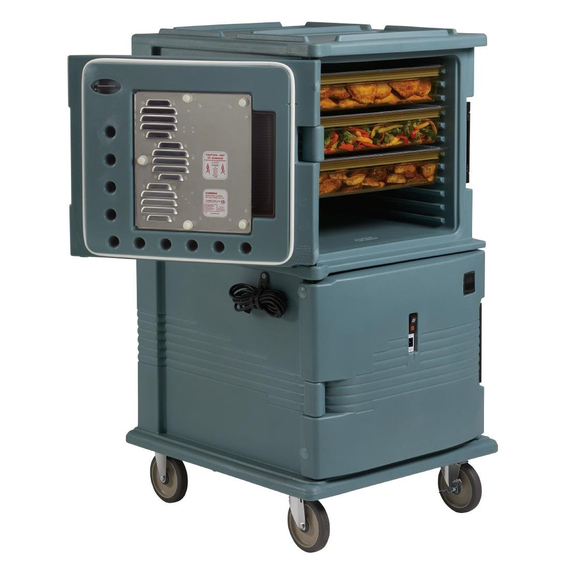 Cambro Ultra Camcart mit beheizten Türen UPCH1600 Schieferblau Cambro Ultra Camcart mit beheizten Türen UPCH1600 Schieferblau