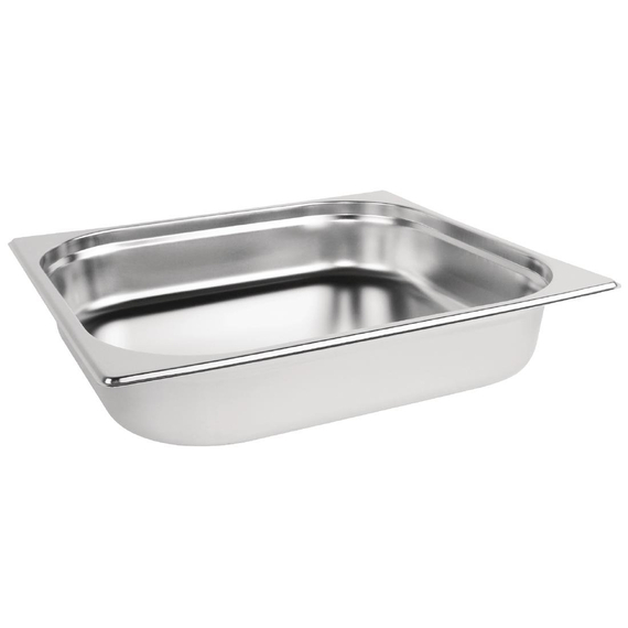 Vogue GN-Behälter Edelstahl 6,5cm GN2/3 2 Vogue GN-Behälter Edelstahl 6,5cm GN2/3