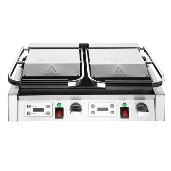 Buffalo Extra großer Kontaktgrill mit doppelt flacher Platte 4 Buffalo Extra großer Kontaktgrill mit doppelt flacher Platte