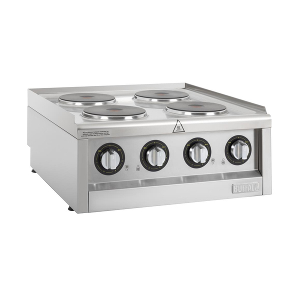 Buffalo 600 Series 4-Platten-Elektroherd Buffalo 600 Series 4-Platten-Elektroherd