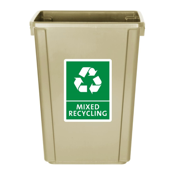 Jantex Slim Mülleimer Beige 60Ltr 5 Jantex Slim Mülleimer Beige 60Ltr