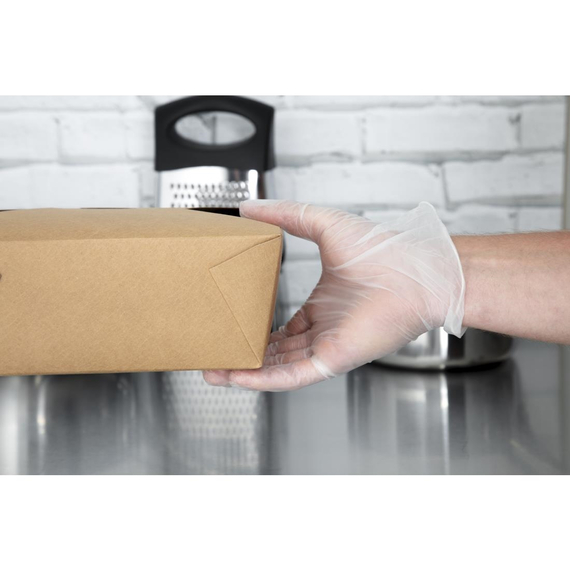Hygiplas Vinylhandschuhe puderfrei transparent L (100 Stück) 4 Hygiplas Vinylhandschuhe puderfrei transparent L (100 Stück)
