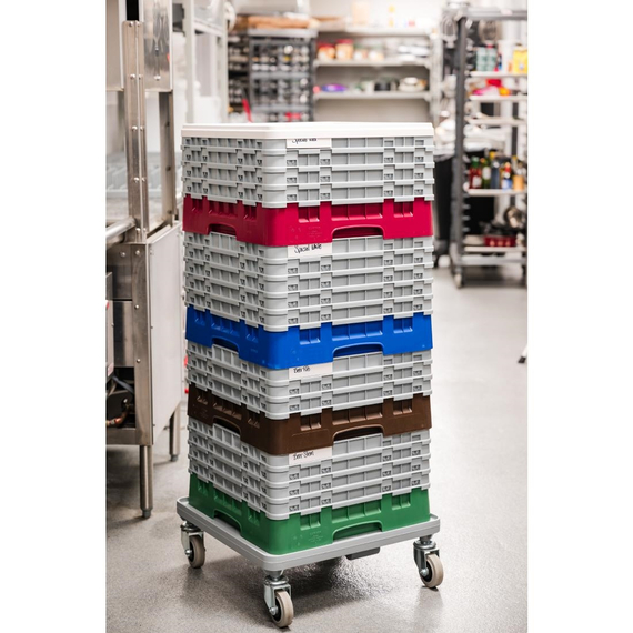 Cambro Camdolly Fahrgestell mit Rollen für Camracks 4 Cambro Camdolly Fahrgestell mit Rollen für Camracks